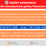 Ważny komunikat dla mieszkańców gminy Piaseczno