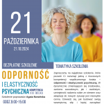 Bezpłatne szkolenie w Centrum Przedsiębiorczości w Piasecznie „Odporność i elastyczność psychiczna – kompetencja XXI wieku”