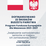 “Zwiększenie samodzielności seniorów w miejscu ich zamieszkania”