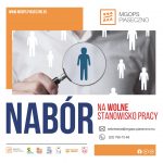 Nabór na wolne stanowiska pracy- Starszy Specjalista oraz Podinspektor ds. kadrowych