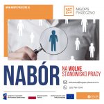 Nabór na wolne stanowisko pracy- Pracownik Socjalny
